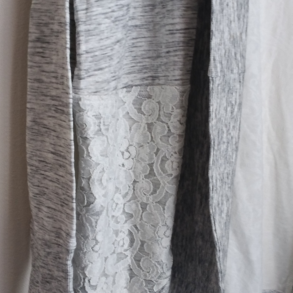 Unbranded Cardigan Women 2X Gray Elegant Soft Lace Academia Office Versatile - Picture 2 of 6